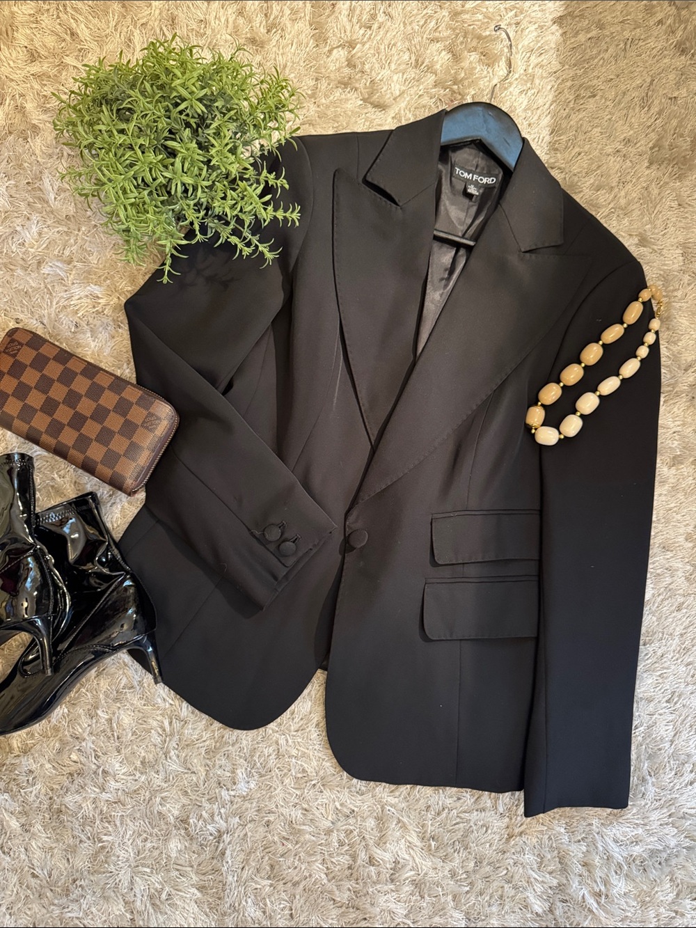 EUC Tom Ford Blazer Black Size 2